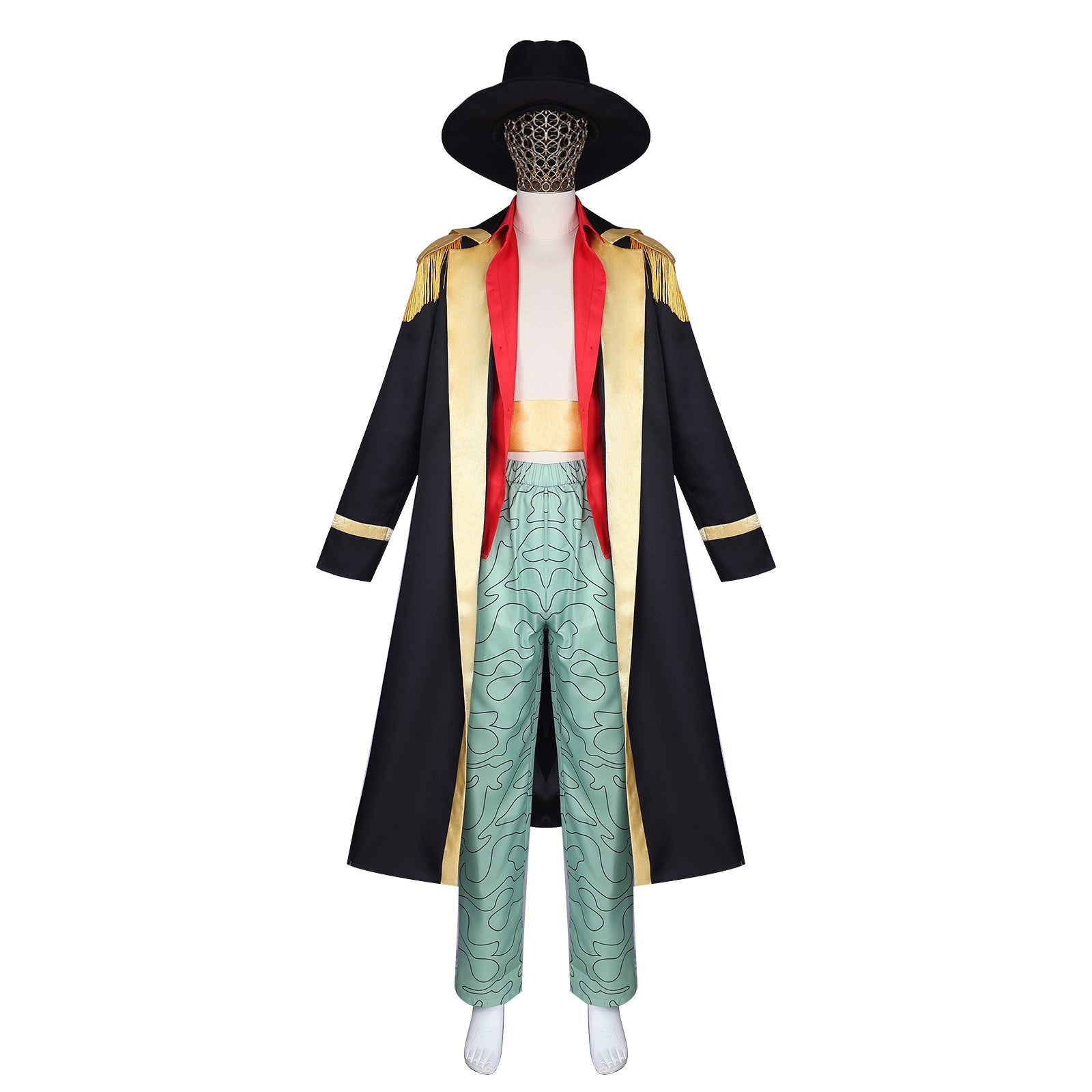 Navigation Blackbeard Cosplay Costume Marshall D. Teach One Piece Halloween Outfits with Hat