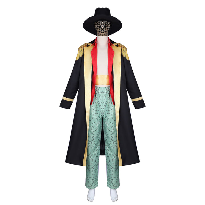 Navigation Blackbeard Cosplay Costume Marshall D. Teach One Piece Halloween Outfits with Hat