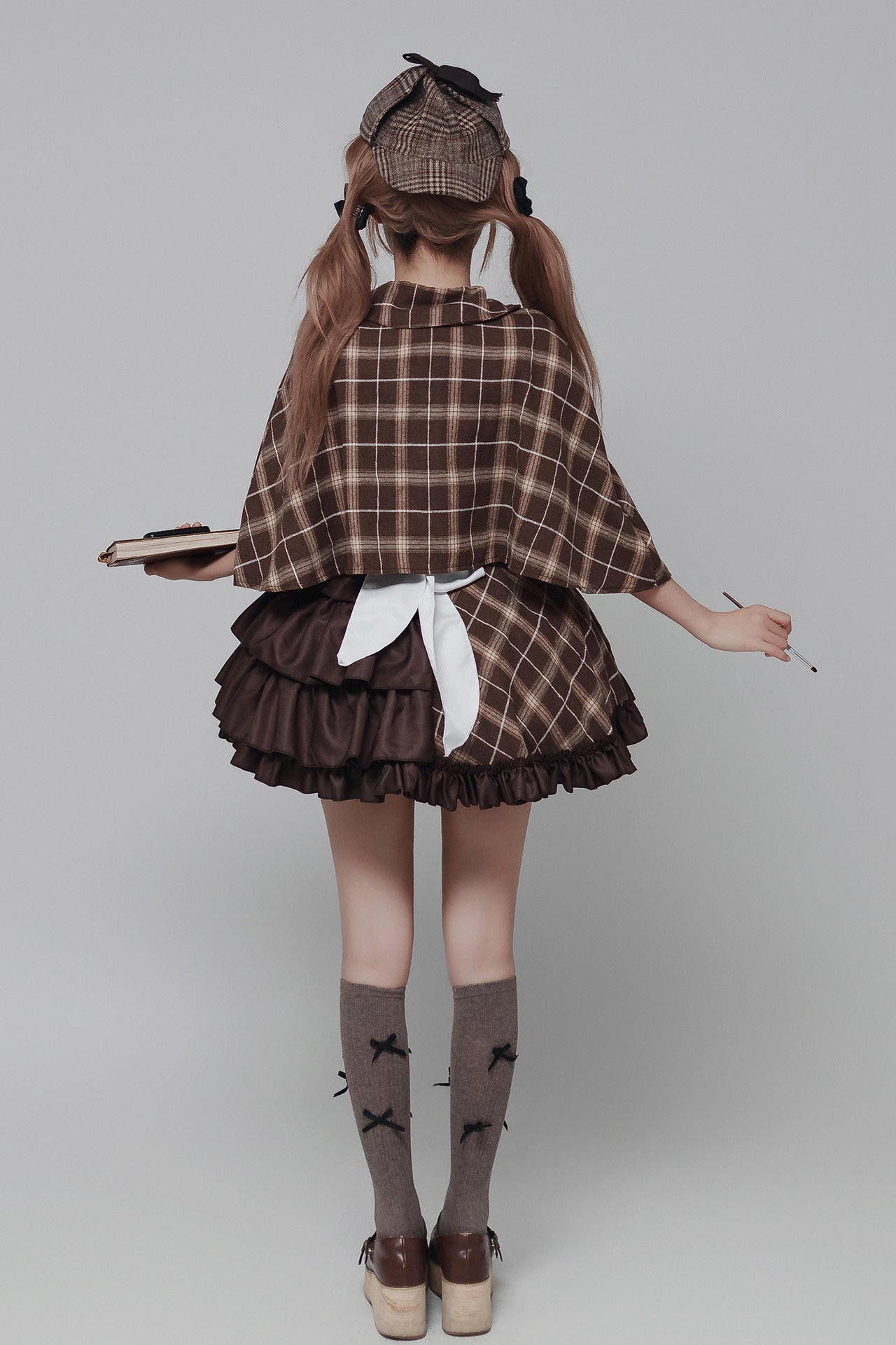 Detective Song Maid Outfit Cosplay Streamers Plus-Size Costume