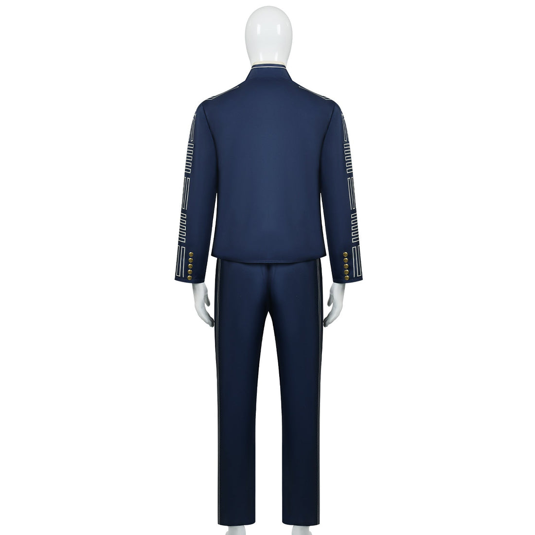 Wicked: For Good Prince Fiyero Navy Blue Suit Cosplay Costumes