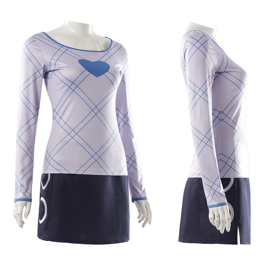 Anime Navigation Season 2 Nami Cosplay Outfit Women's One Piece T-Shirt and Skirt
