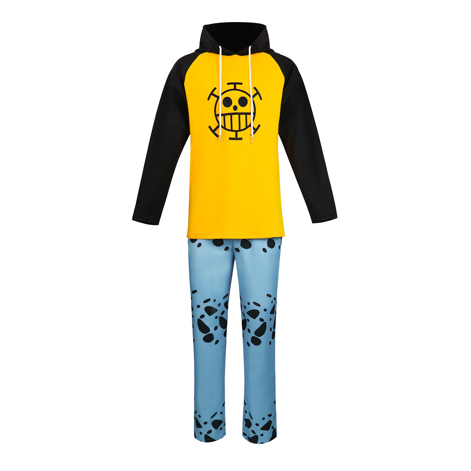 Navigation Trafalgar D. Water Law Cosplay Costume One Piece Halloween Hoodie Sweatshirt Outfit