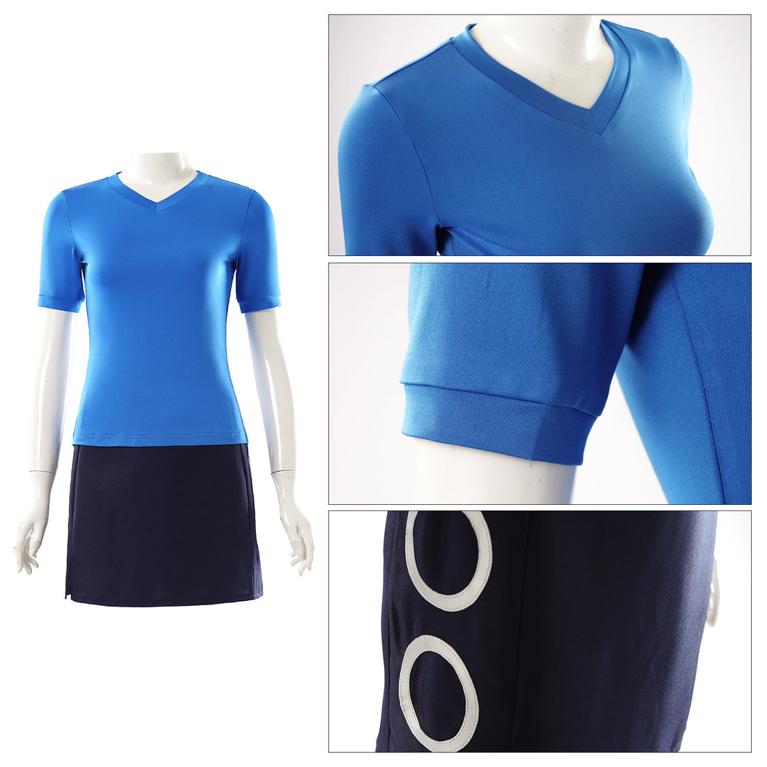 Navigation Season 2 Live Action Nami Cosplay Costume One Piece Women Blue Suit