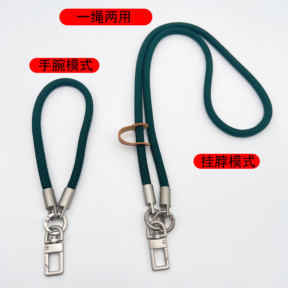 Multicolor Crossbody and Wrist Phone Strap with Tabs – Hand Woven 3-IN-1 Wristlet & Hand Lanyard