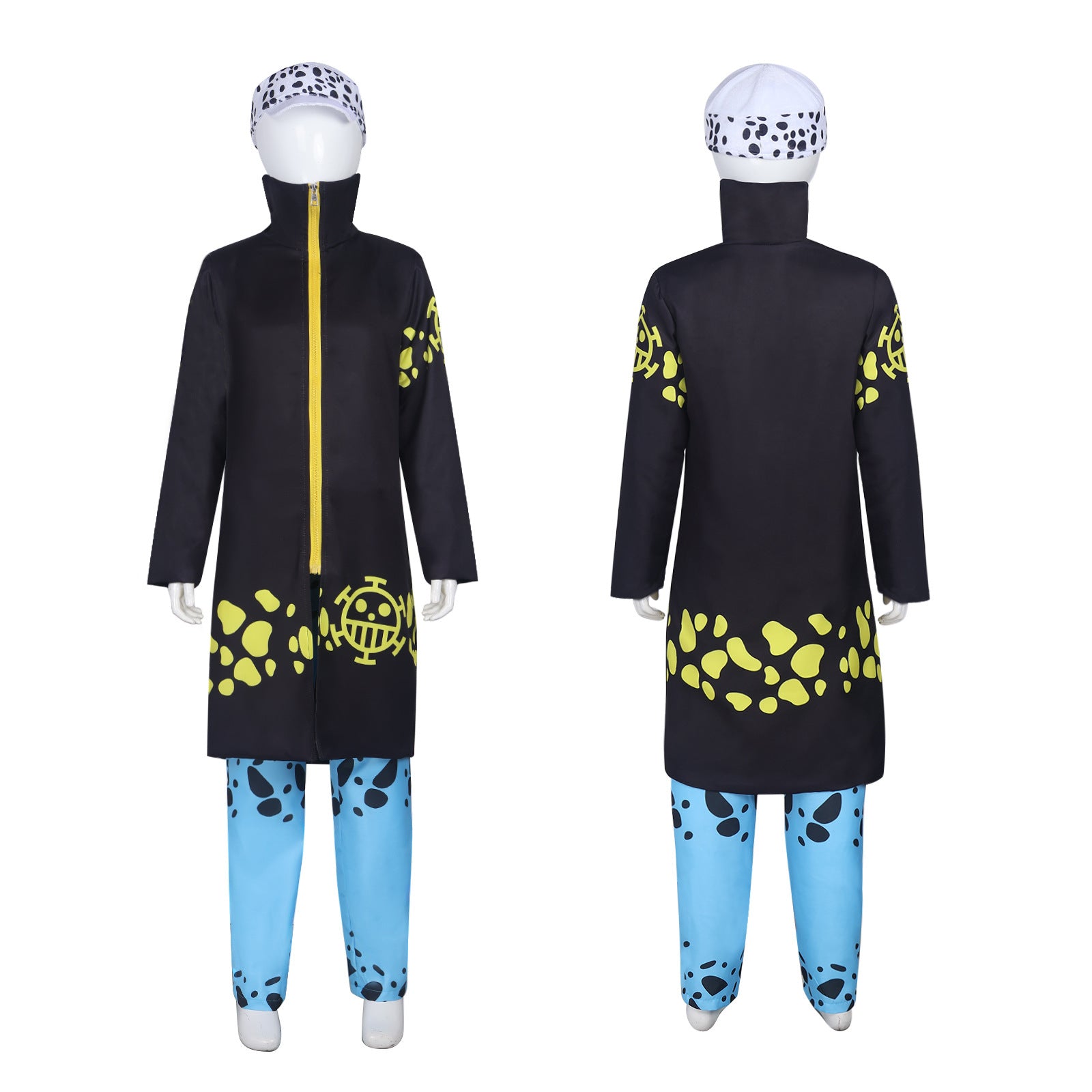 Navigation Trafalgar D. Water Law Cosplay Costume -  One Piece Halloween Kids Outfit