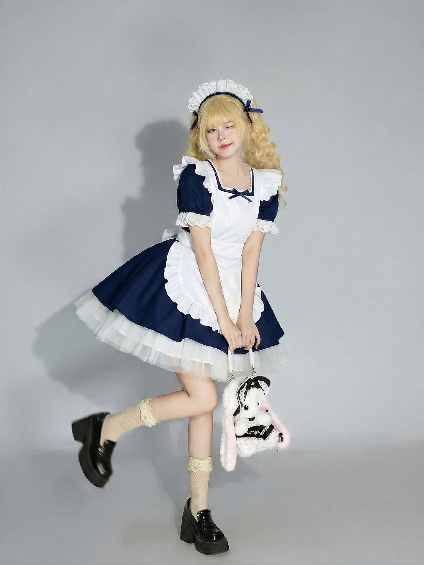 Angel Maid Outfit Alice Lolita Dress Cosplay Café Uniform Dress