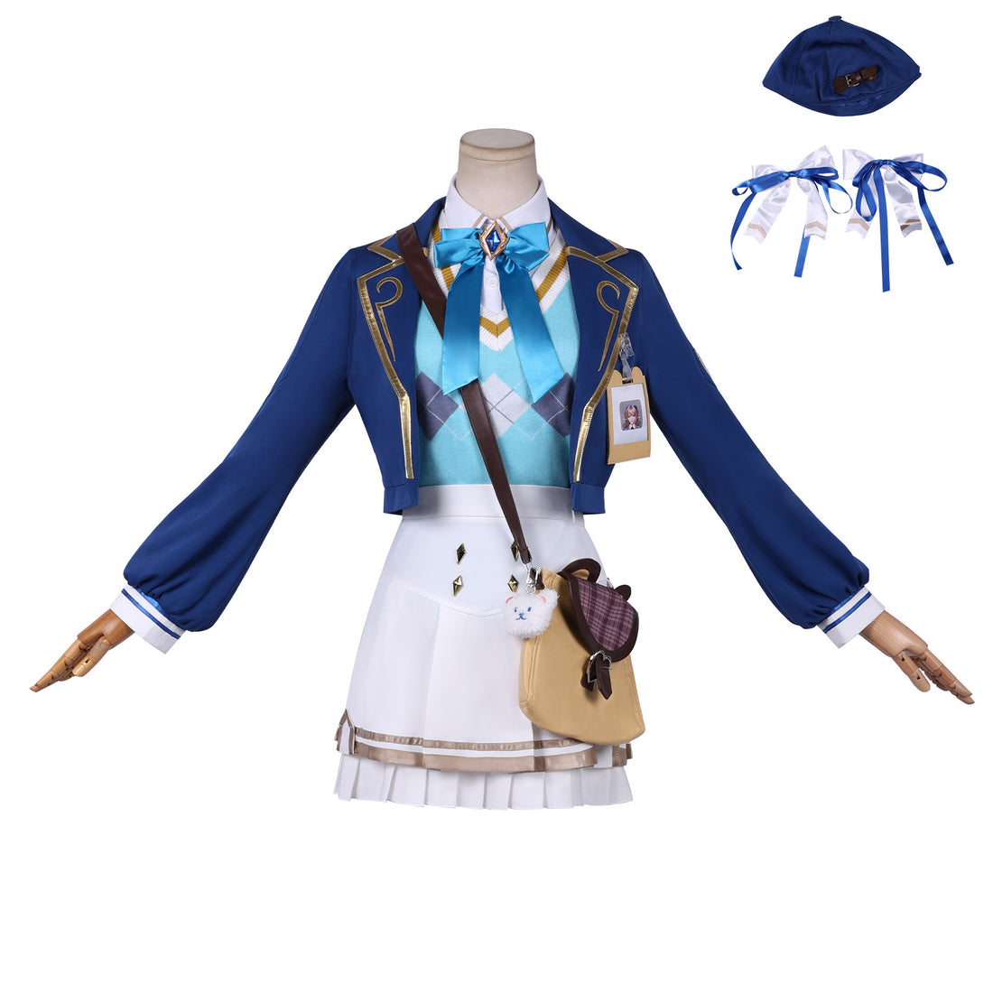 Honor of Kings Da Qiao Die A Floral Dream Skin School Uniform Cosplay Costume