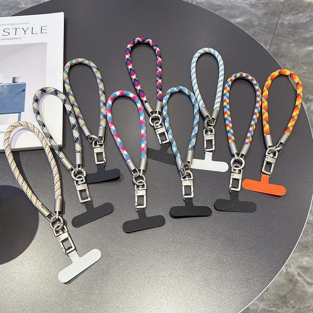 Multicolor Rotatable Wrist Phone Strap with Tether Tabs – Classic Thick Wristlet & Hand Lanyard