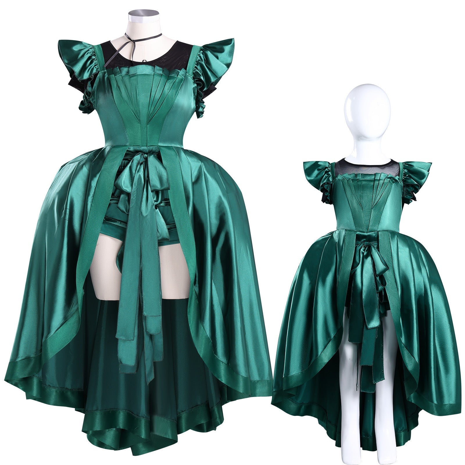 Wednesday 2 Addams Agnes Nevermore Academy Dance Dress Adult Kids Costumes