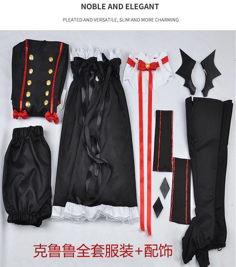 Seraph of the End Krul Tepes Female Adult Cosplay Costume