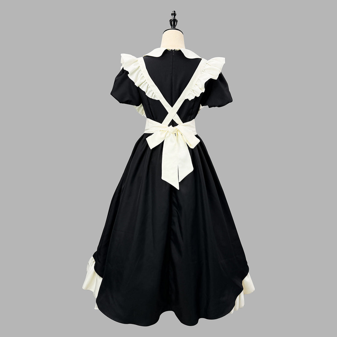 Inverted Pleat Ruffle Maid Outfit Classic Cosplay Lolita Dress