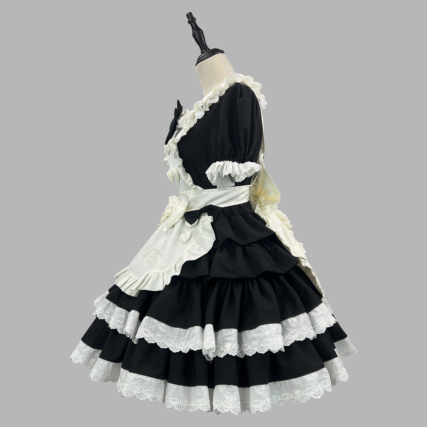 Runaway Princess Maid Outfit Cosplay Dress with Large Bow