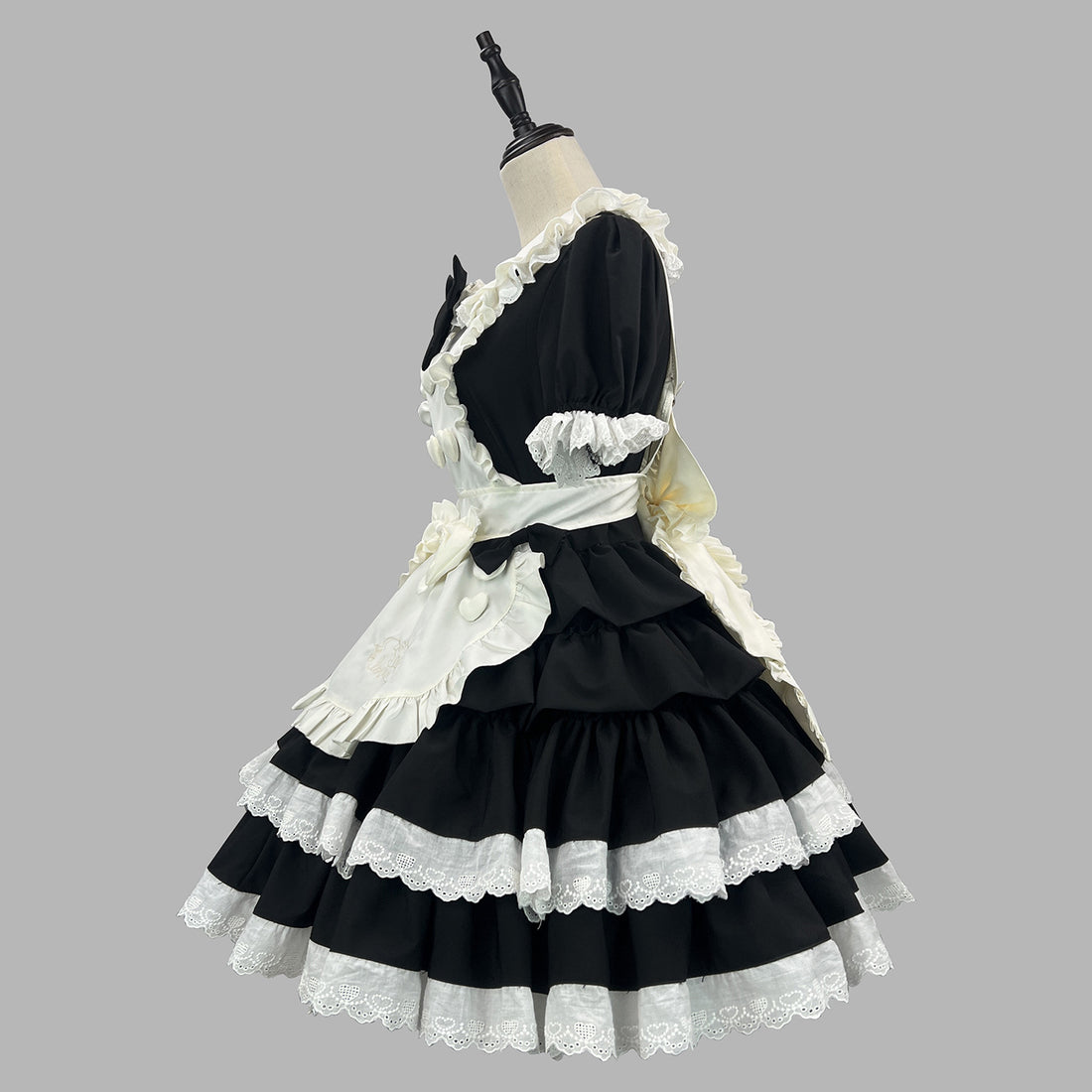 Runaway Princess Maid Outfit Cosplay Dress with Large Bow