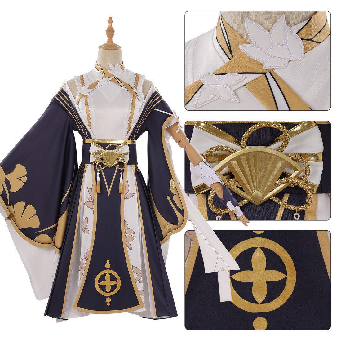 Zenless Zone Zero Hoshimi Miyabi Dignified Blossom Skin Cosplay Costumes Themed Carnival Outfit