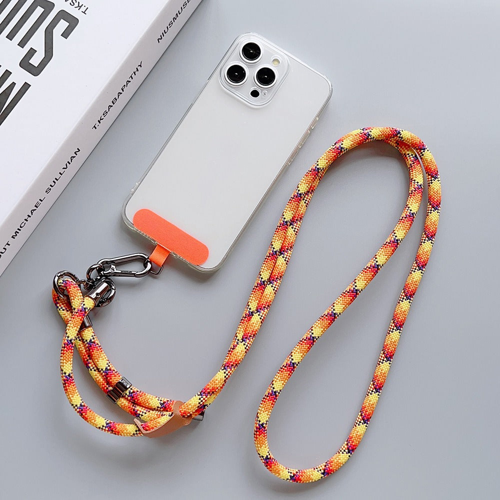Buckle Adjustable Crossbody Neck Phone Strap with Tether Tabs – Travel Wristlet & Hand Lanyard