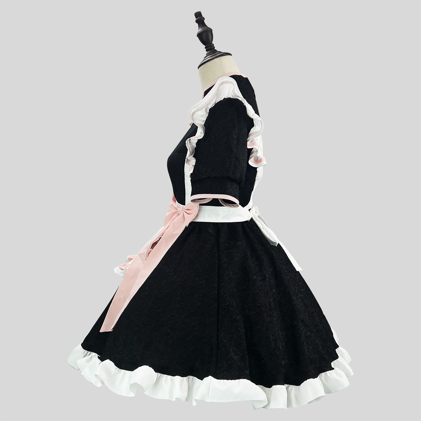 Heart-shaped Cutout Chinese Qipao Maid Outfit Lolita Dress