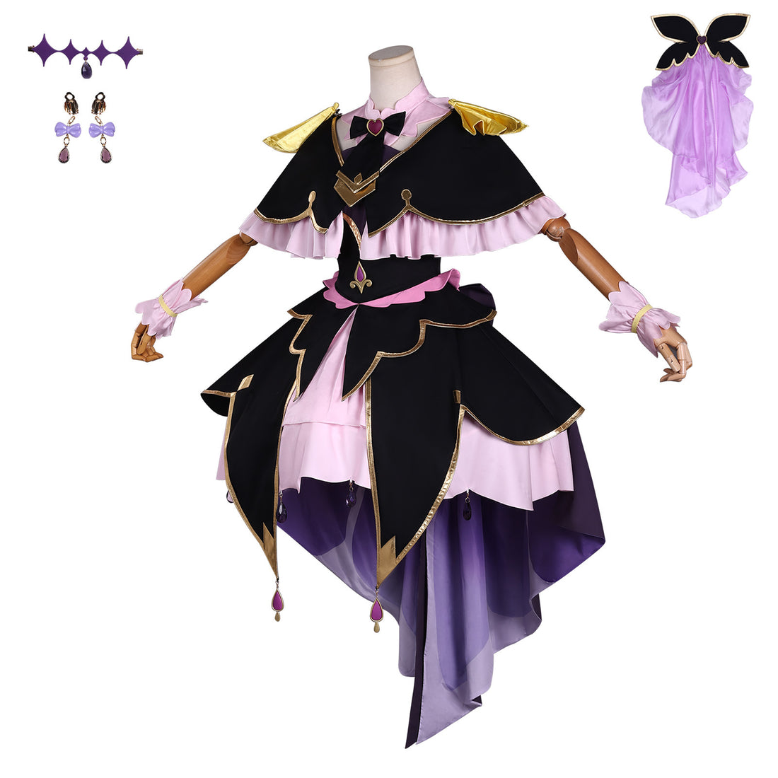 Star Detective Precure Moria Ruruka Stage Outfit Cosplay Costumes