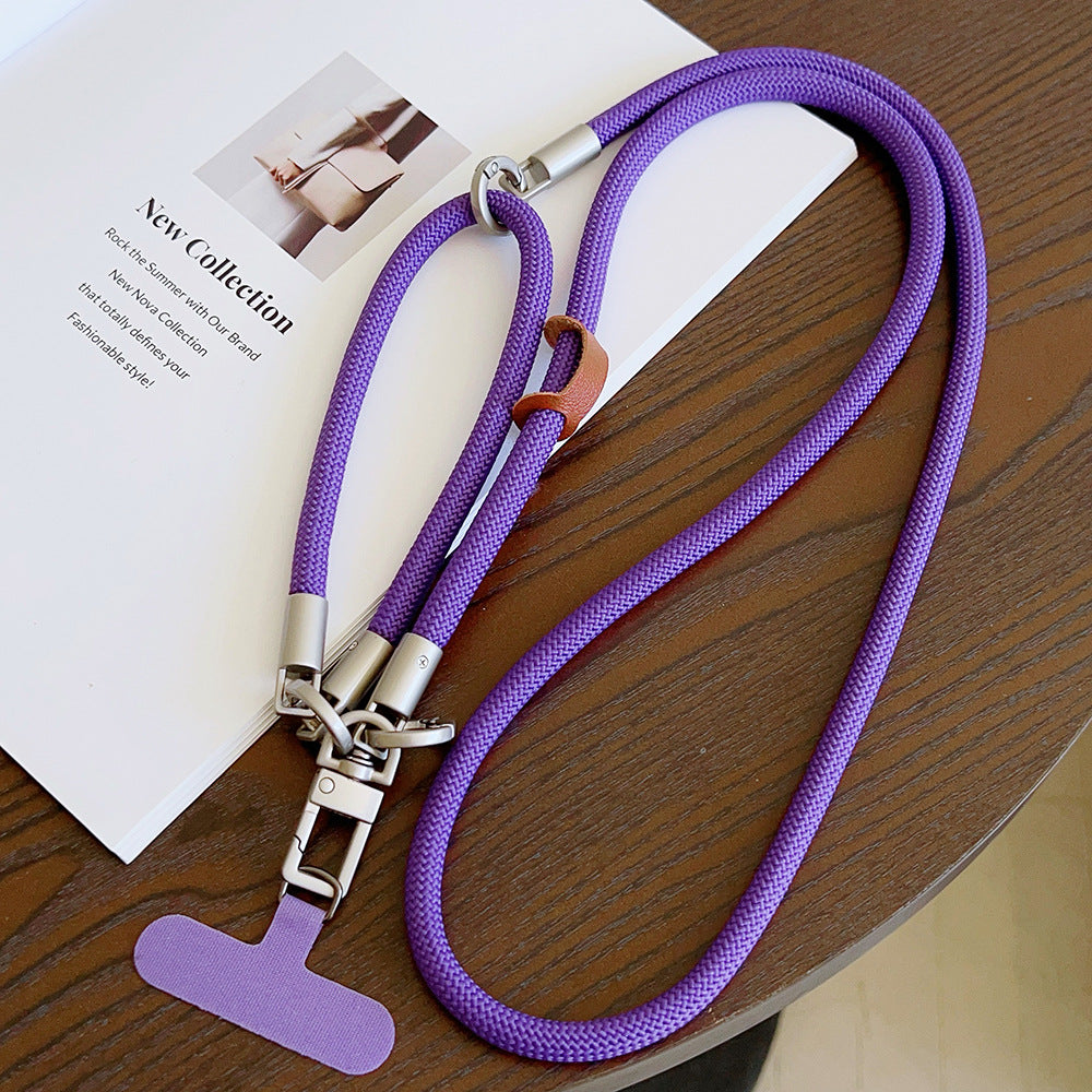Multicolor Crossbody and Wrist Phone Strap with Tabs – Hand Woven 3-IN-1 Wristlet & Hand Lanyard