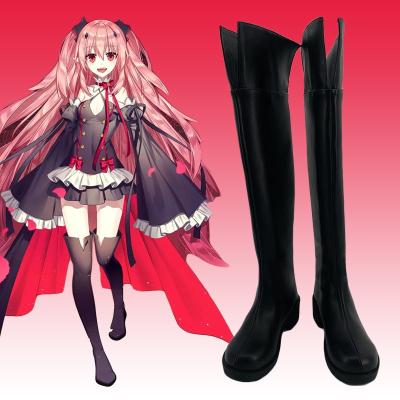 Seraph of the End Krul Tepes Female Adult Cosplay Costume