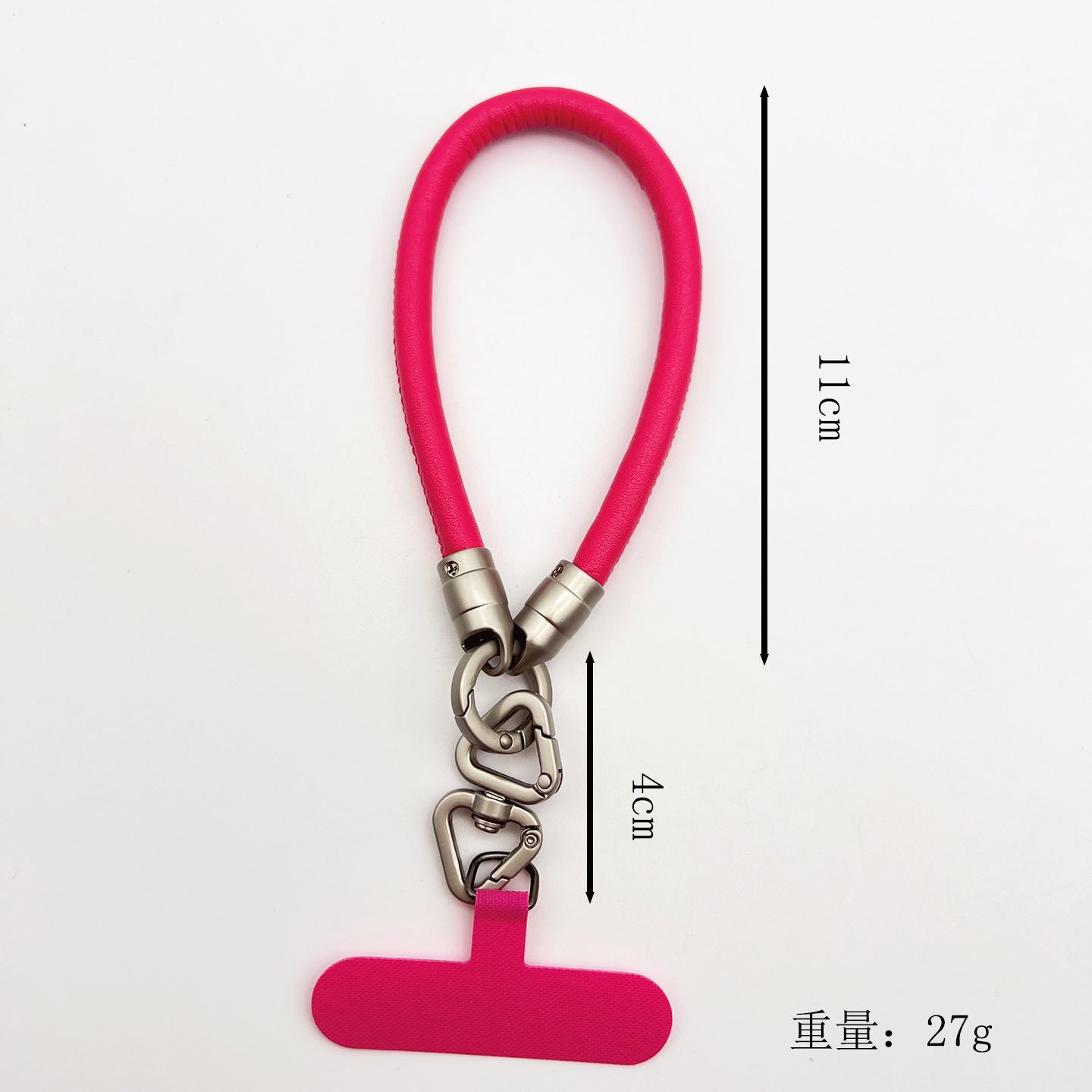 PU Leather Rotatable Wrist Phone Strap with Tether Tabs – High Intensity Wristlet & Hand Lanyard