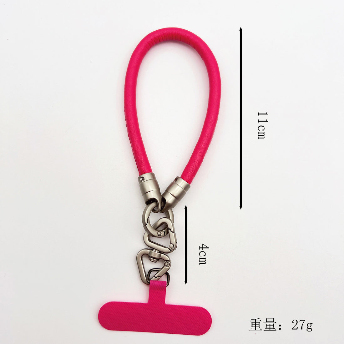 PU Leather Rotatable Wrist Phone Strap with Tether Tabs – High Intensity Wristlet & Hand Lanyard