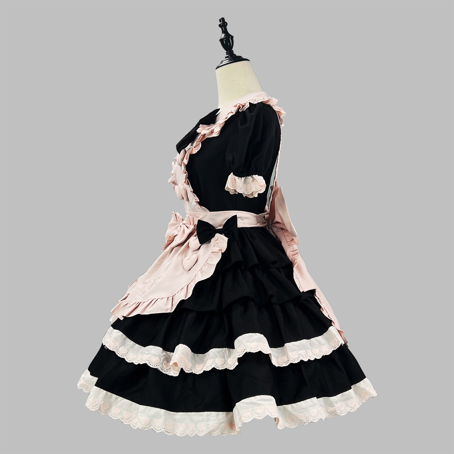 Runaway Princess Maid Outfit Cosplay Dress with Large Bow