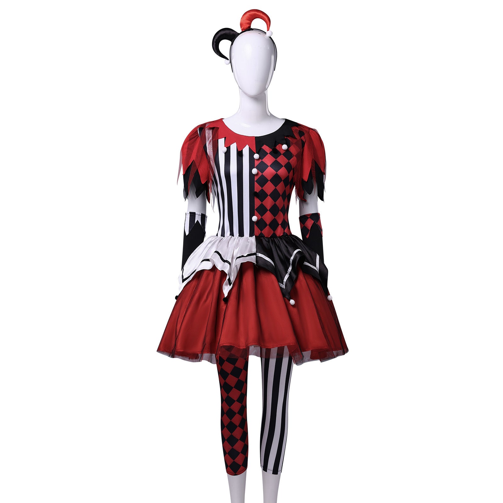 It: Chapter One Pennywise The Circus Dancing Clown Cosplay Costumes Halloween Party Joker Outfit