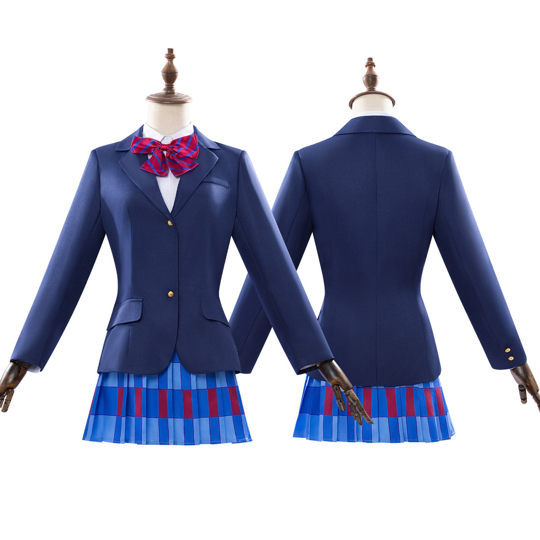 Minami Kotori Yazawa Nico JK School Uniform Coat Skirt Cosplay Costumes