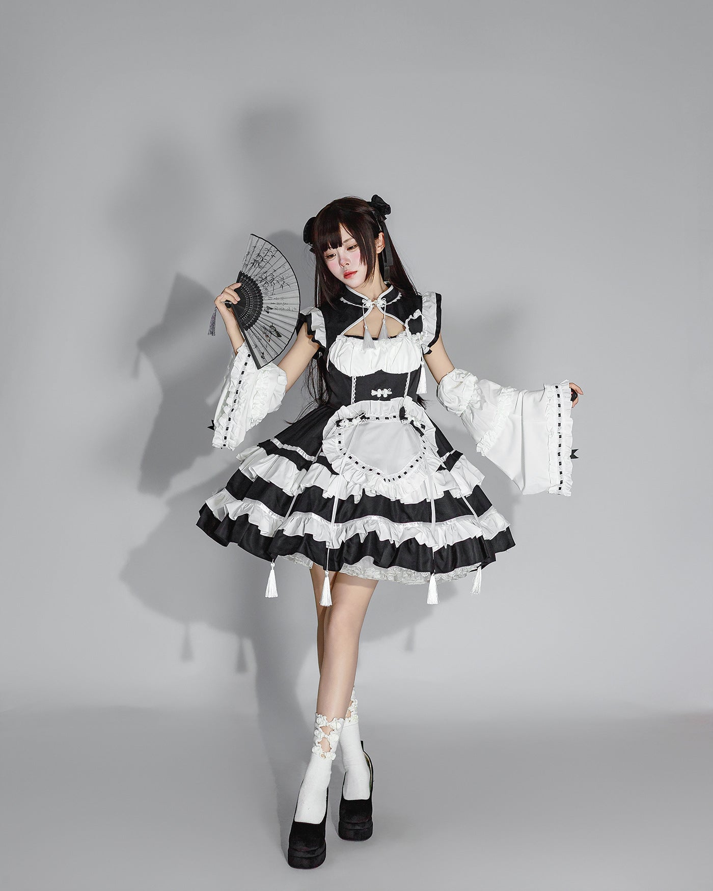 Chinese Maid Outfit New Style Qipao Lolita Cosplay Dress