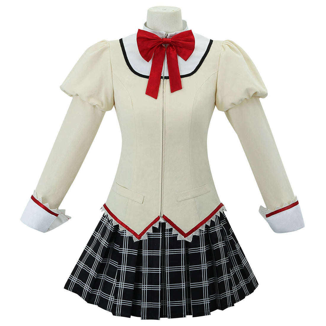 Puella Magi Madoka Magica School Uniform Fullset Cosplay Costumes
