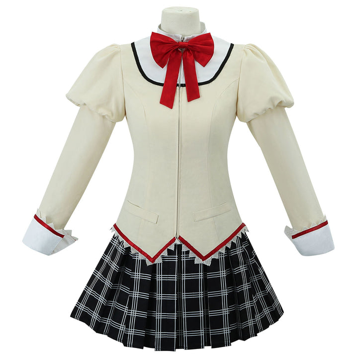 Puella Magi Madoka Magica School Uniform Fullset Cosplay Costumes