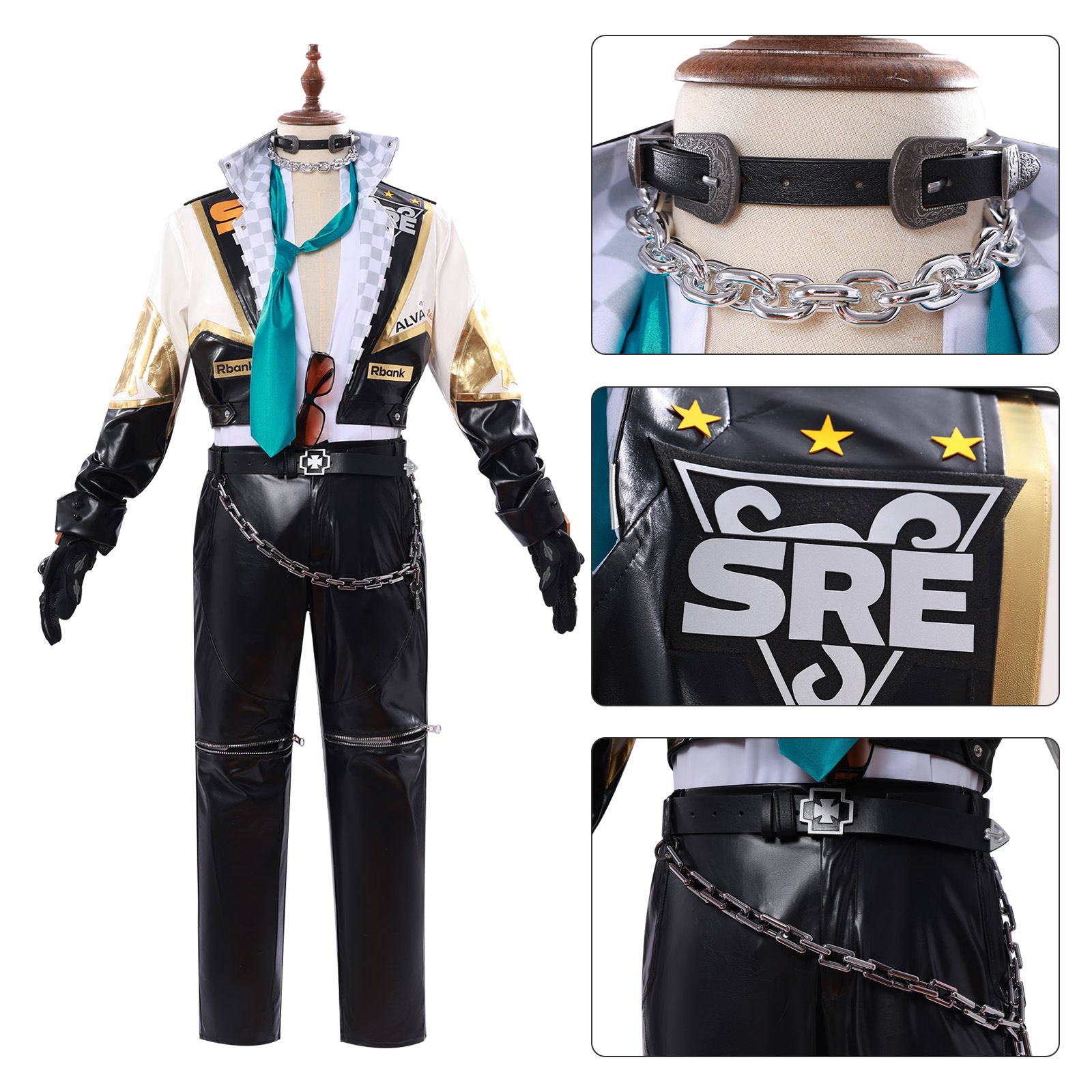 Identity V Game IDV-ES Knight SRE.RICHARD Cosplay Costumes Men‘s Suit Carnival Party Outfit
