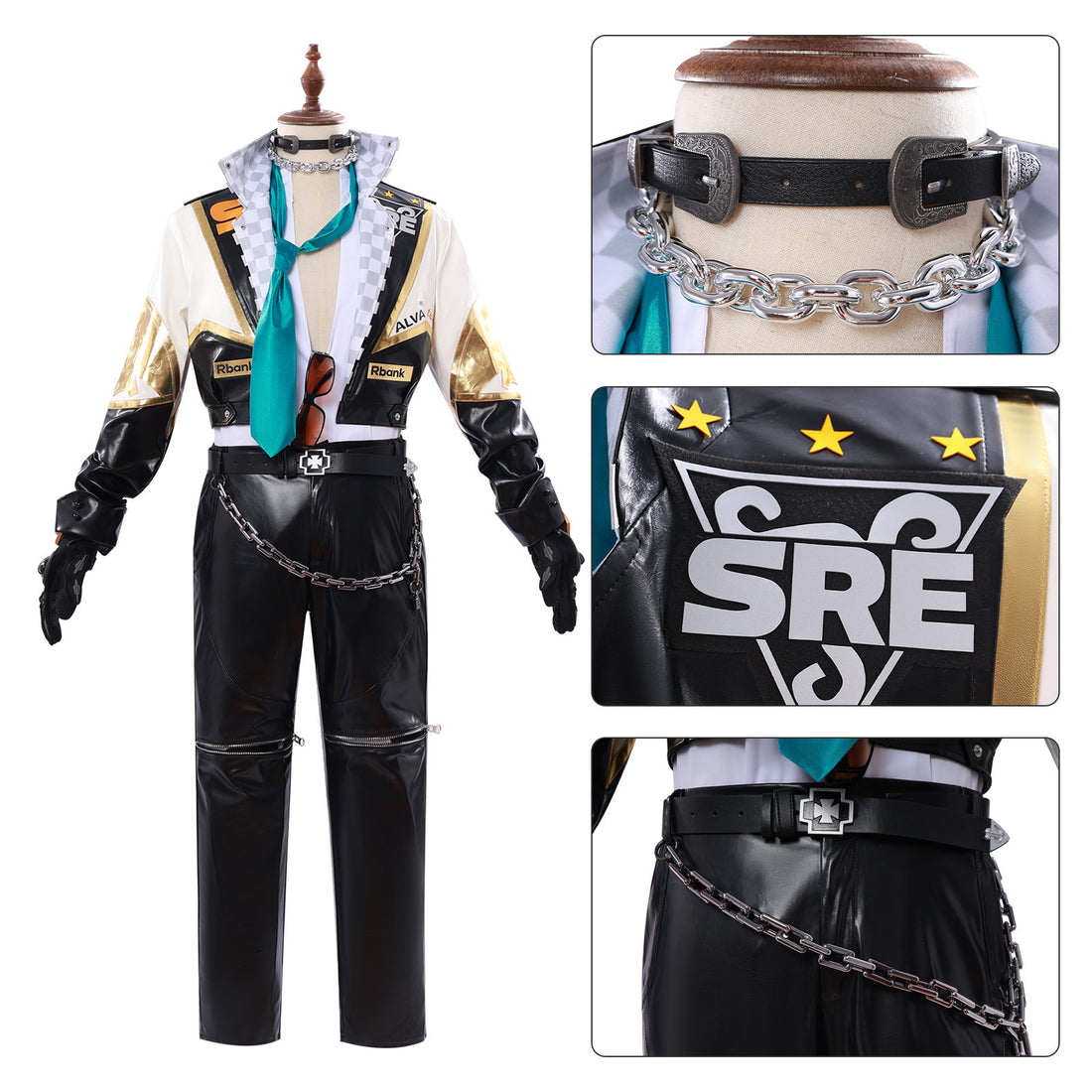 Identity V Game IDV-ES Knight SRE.RICHARD Cosplay Costumes Men‘s Suit Carnival Party Outfit