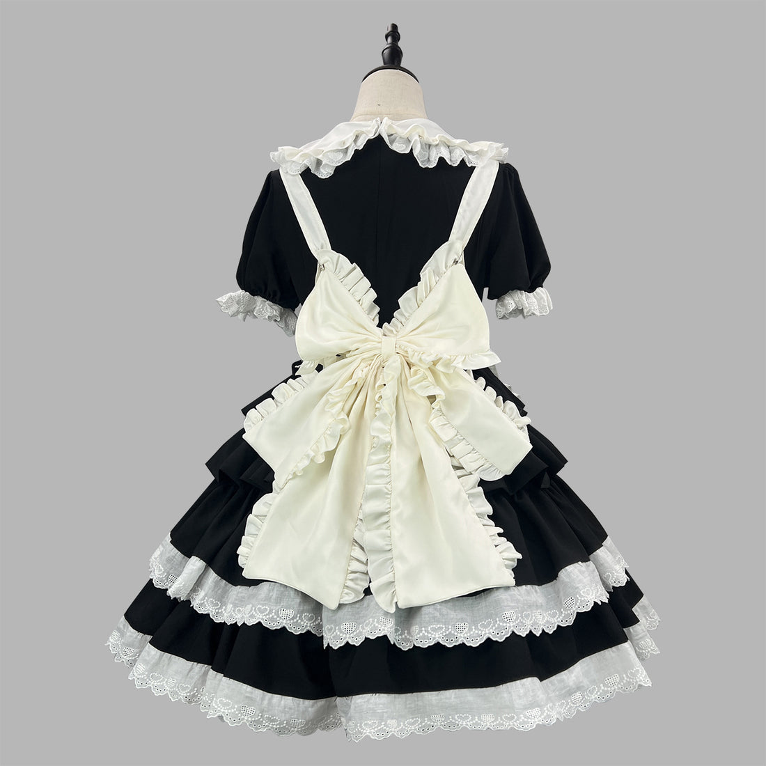 Runaway Princess Maid Outfit Cosplay Dress with Large Bow
