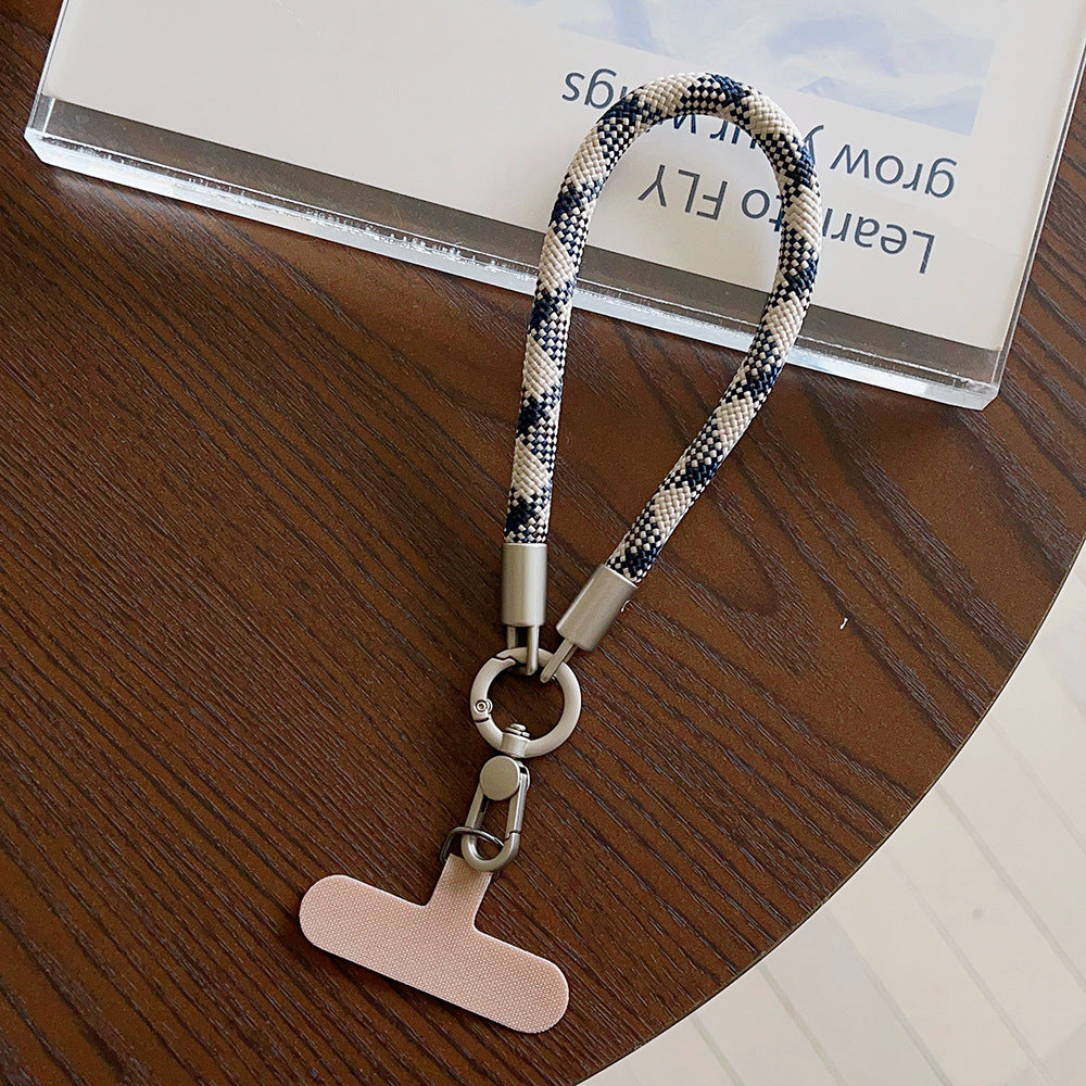 Classic Multicolor Rotatable Wrist Phone Strap with Tether Tabs – 8MM Wristlet & Hand Lanyard