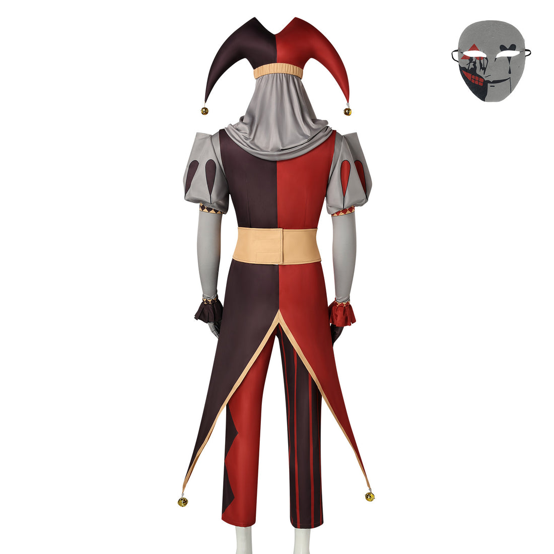 Game Kingdom of Marionettes Jester Jestyn Cosplay Costumes Halloween Party Clown Outfit