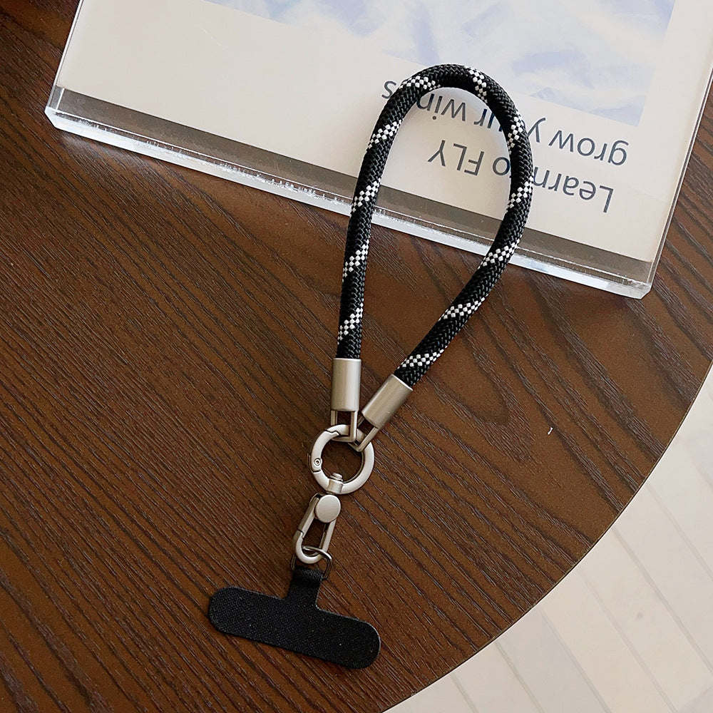 Classic Multicolor Rotatable Wrist Phone Strap with Tether Tabs – 8MM Wristlet & Hand Lanyard