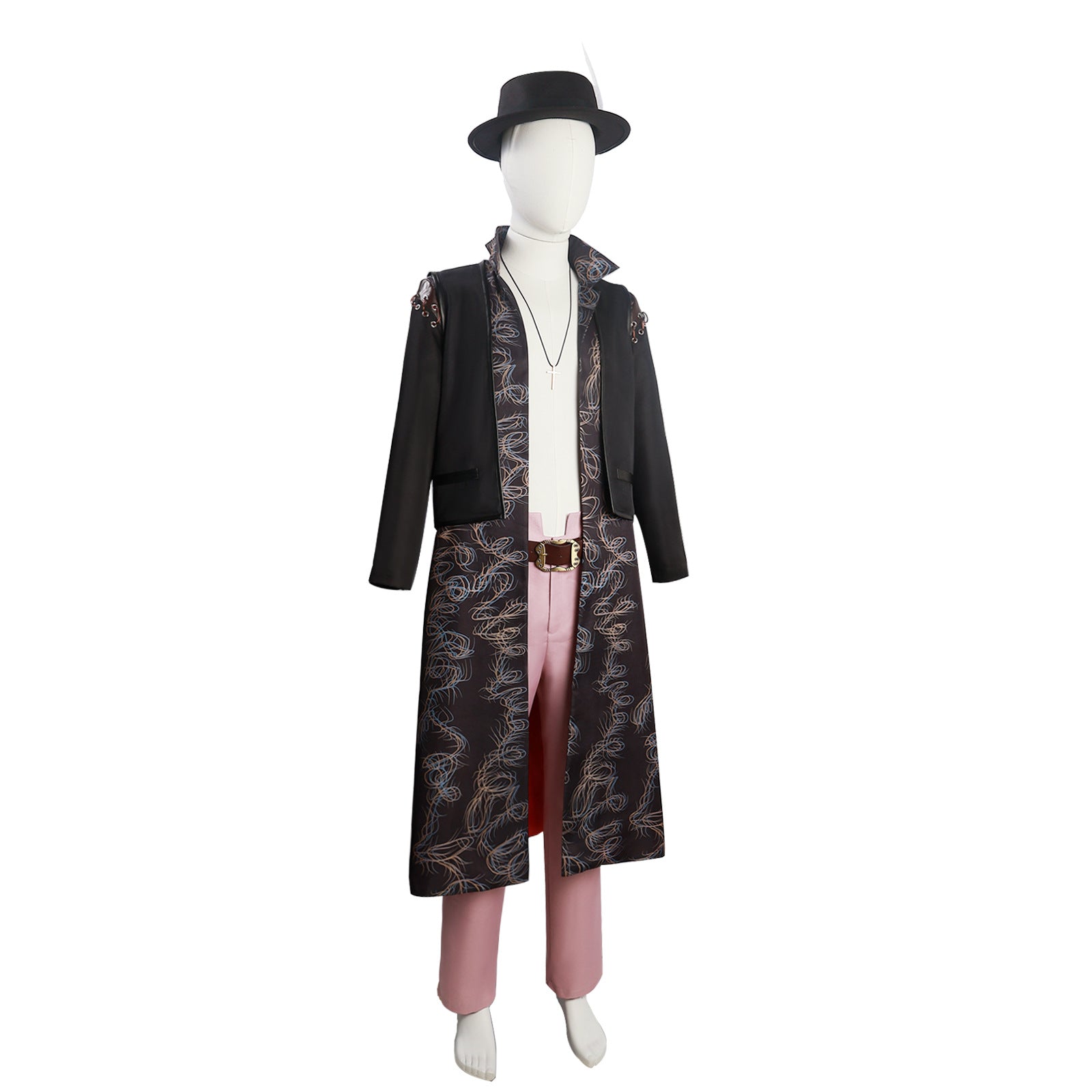 Navigation Dracule Mihawk Cosplay Costume - Hawk Eye Mihawk One Piece Outfit with Hat