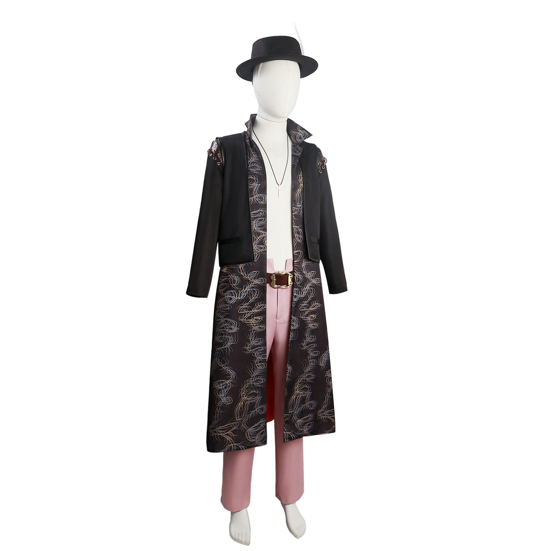Navigation Dracule Mihawk Cosplay Costume - Hawk Eye Mihawk One Piece Outfit with Hat
