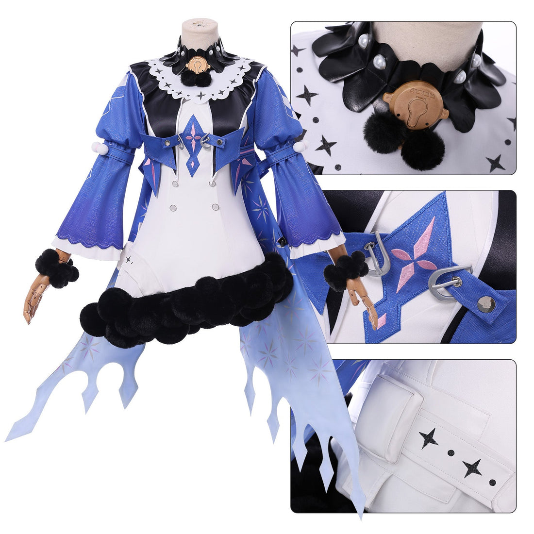 Wuthering Waves Roccia Fool's Troupe Box Stage Cosplay Costumes