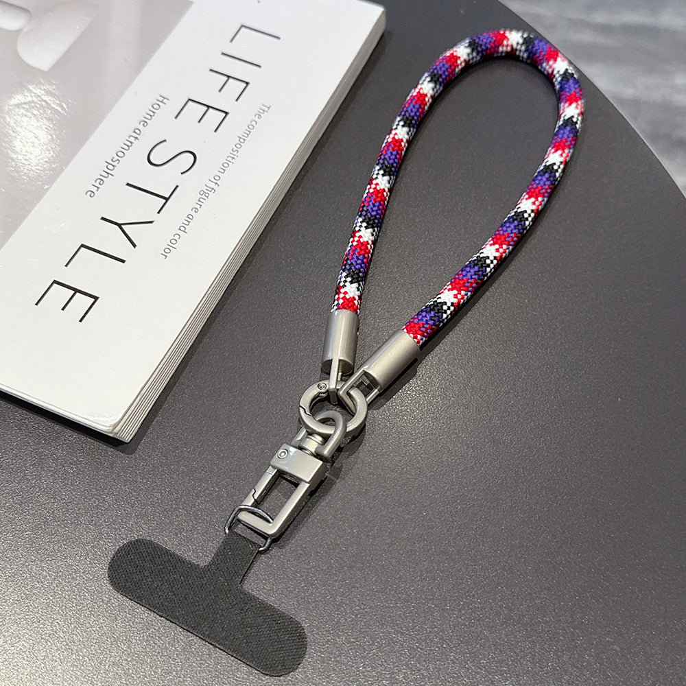 Multicolor Rotatable Wrist Phone Strap with Tether Tabs – Classic Thick Wristlet & Hand Lanyard