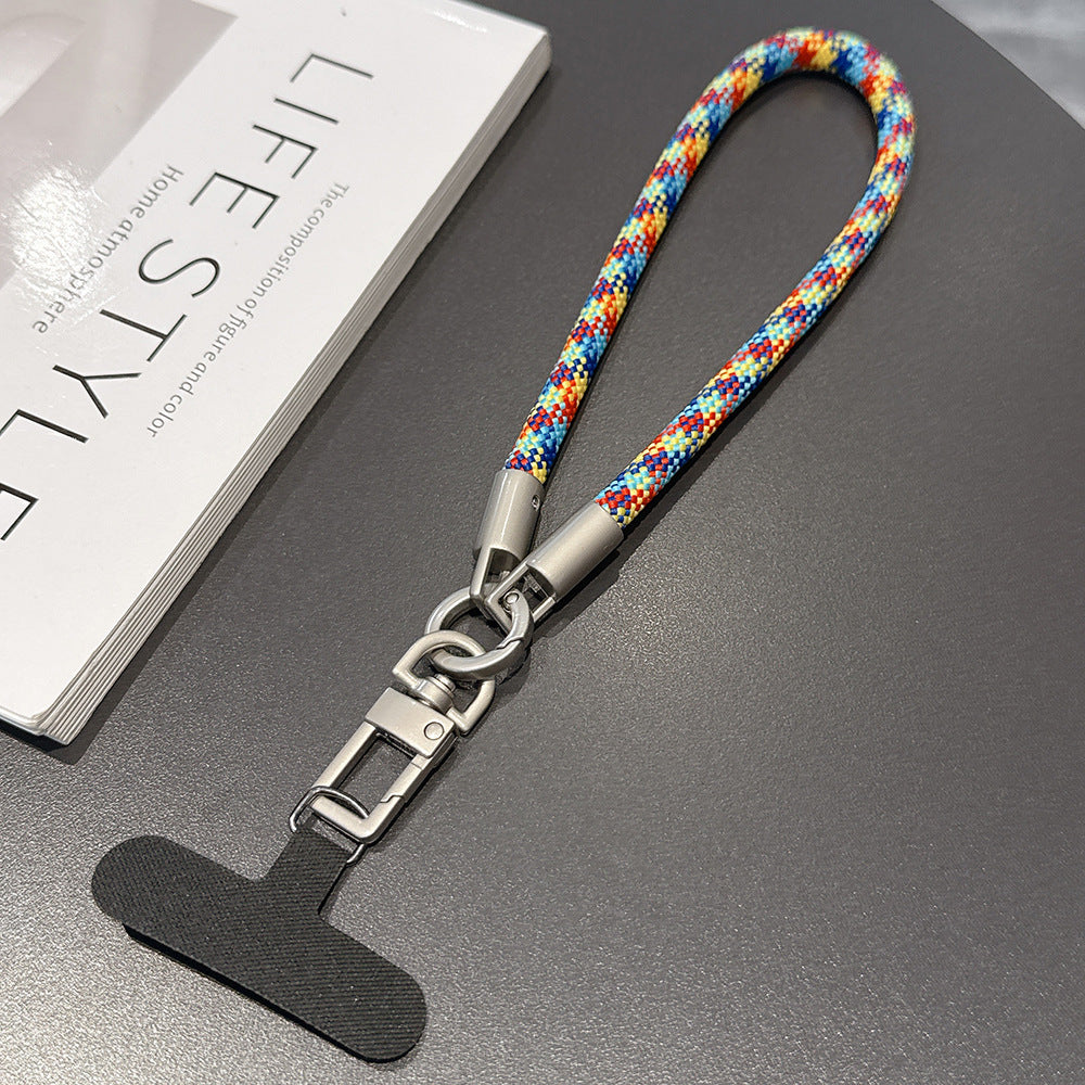 Multicolor Rotatable Wrist Phone Strap with Tether Tabs – Classic Thick Wristlet & Hand Lanyard