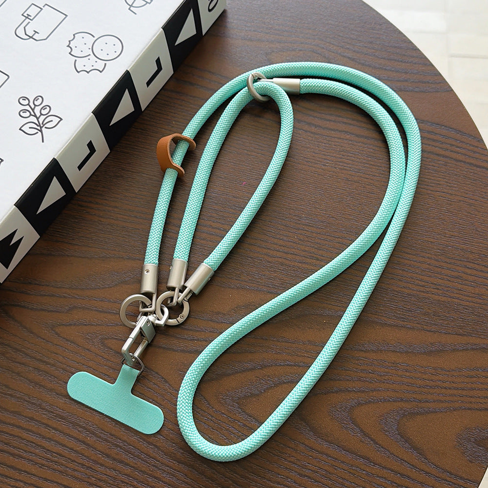 Multicolor Crossbody and Wrist Phone Strap with Tabs – Hand Woven 3-IN-1 Wristlet & Hand Lanyard