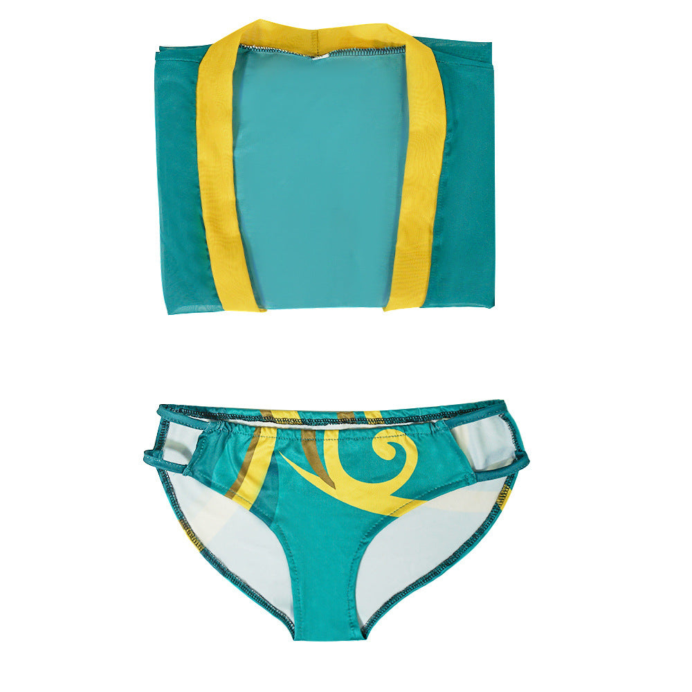 Genshin Impact Gorou Miss Hina Swimsuit Full Set Cosplay Costumes
