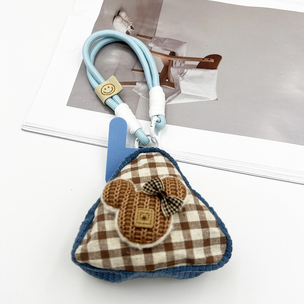 Mouse Mini Coin Purse with Phone Wrist Strap – Headphone Bag & Wristlet & Hand Lanyard