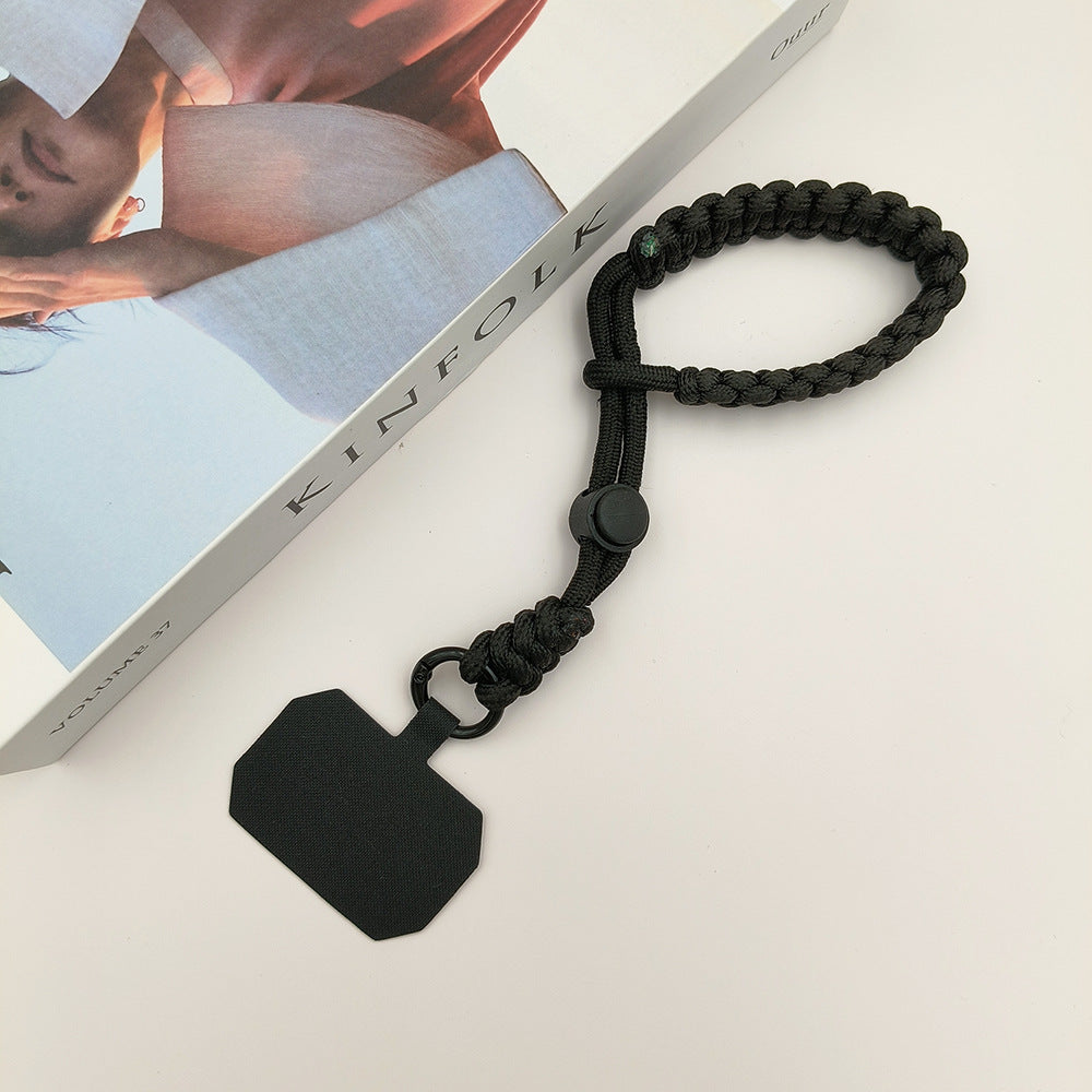 Multicolor Adjustable Wrist Phone Strap with Tether Tabs – Hand Woven Wristlet & Hand Lanyard