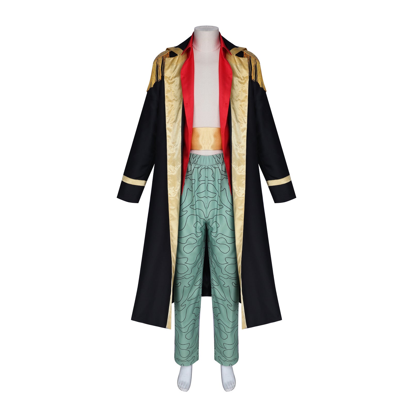 Navigation Blackbeard Cosplay Costume Marshall D. Teach One Piece Halloween Outfits with Hat