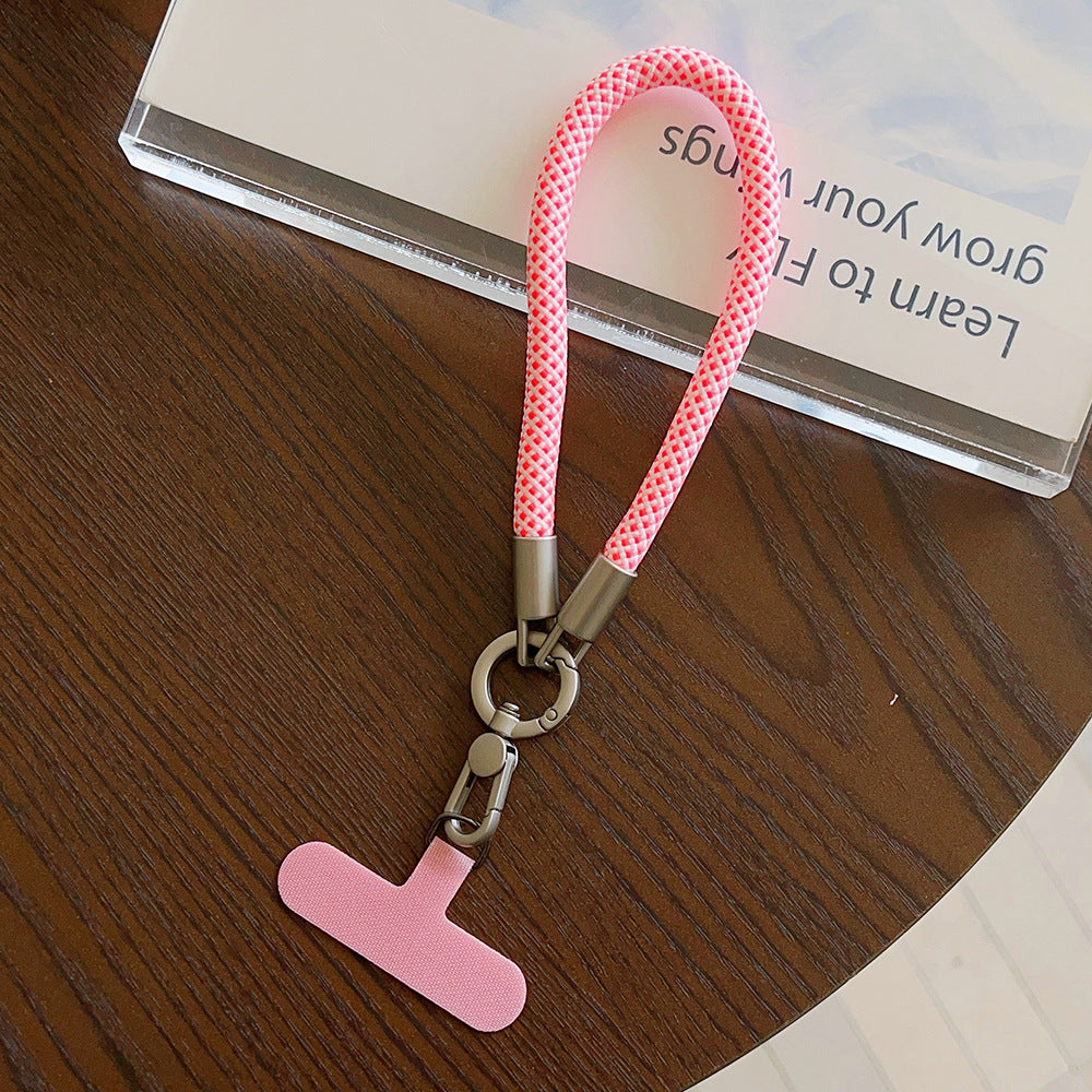Classic Multicolor Rotatable Wrist Phone Strap with Tether Tabs – 8MM Wristlet & Hand Lanyard