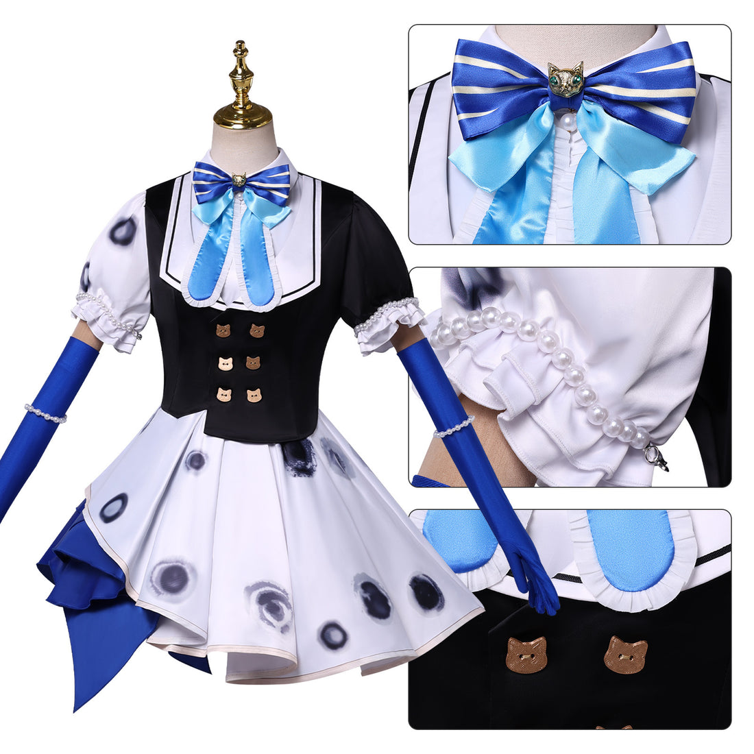 Identity V Little Girl Memory Young Poet Skin Cosplay Costumes JK Skirt Themed Party Outfit