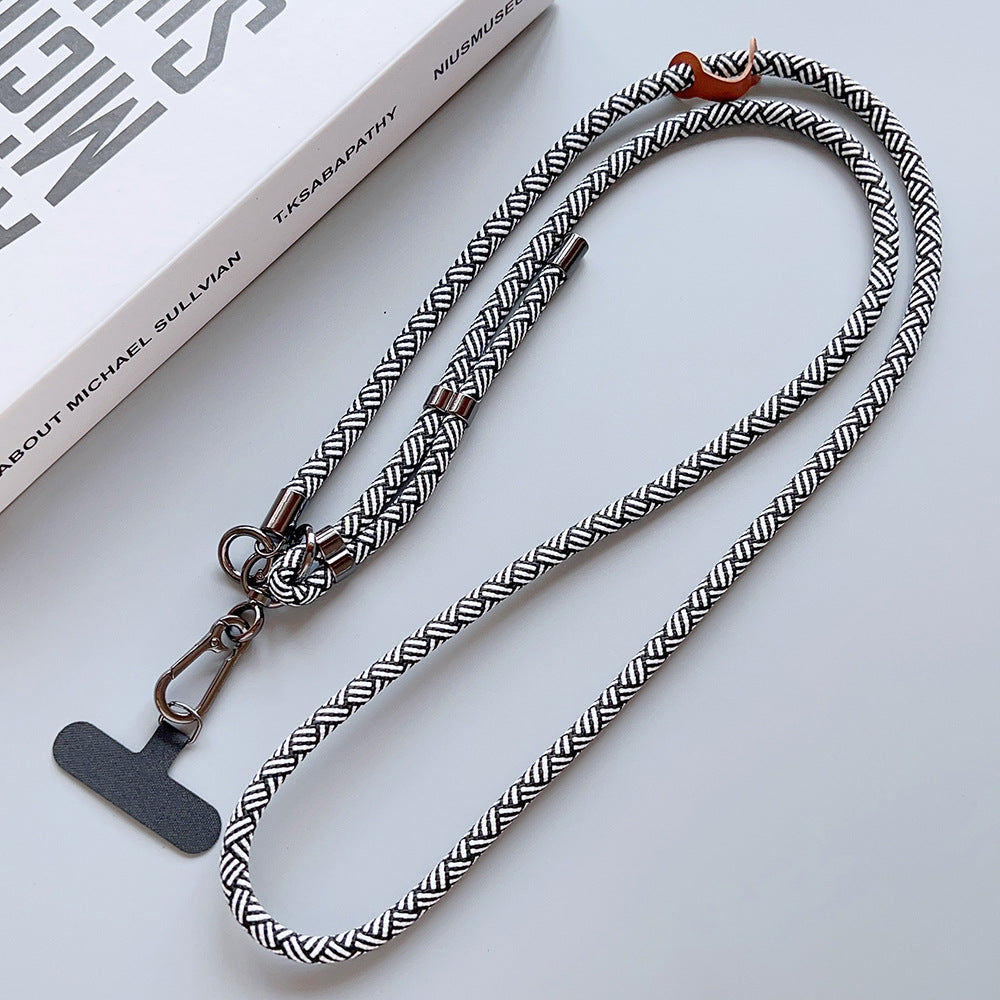 Buckle Adjustable Crossbody Neck Phone Strap with Tether Tabs – Travel Wristlet & Hand Lanyard